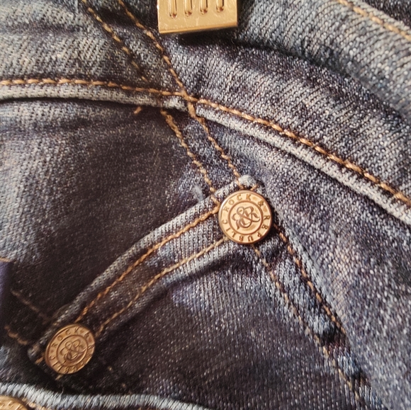 Rock & Republic Dark Wash Boot Cut Jeans Size 10 - Picture 3 of 8